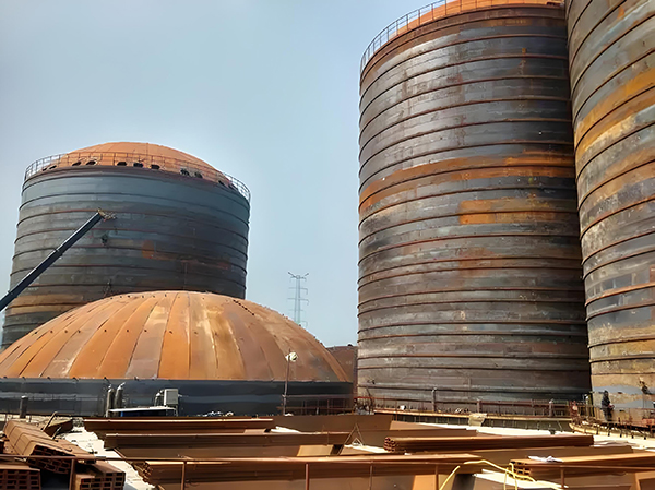 宁强焦粉钢板仓